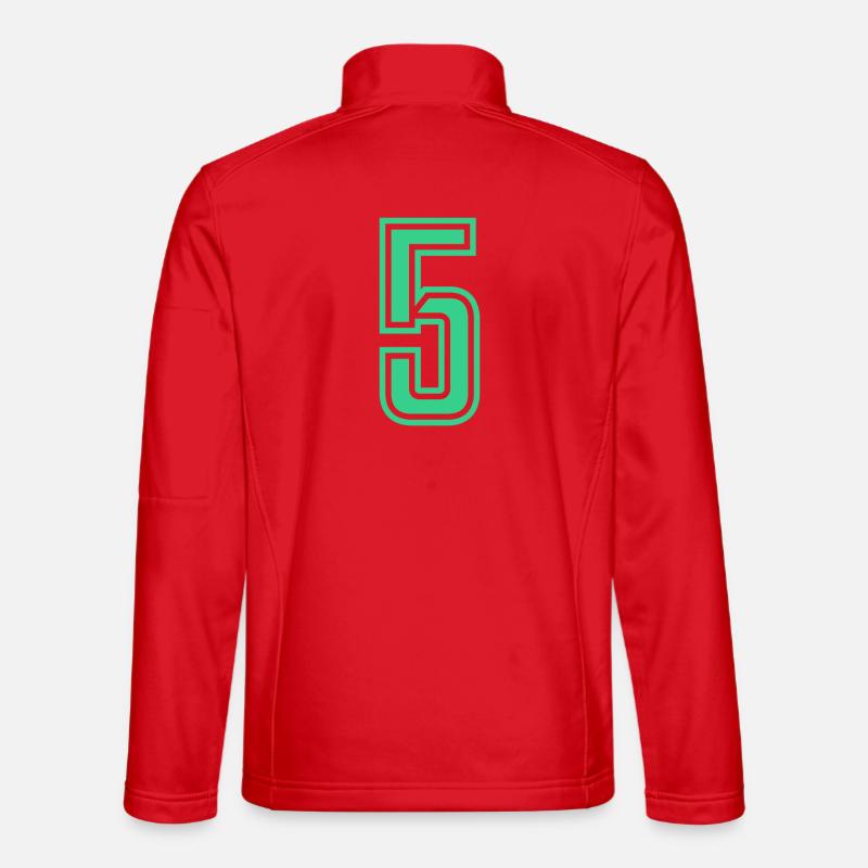 5 - Unisex Softshell Jacket - red