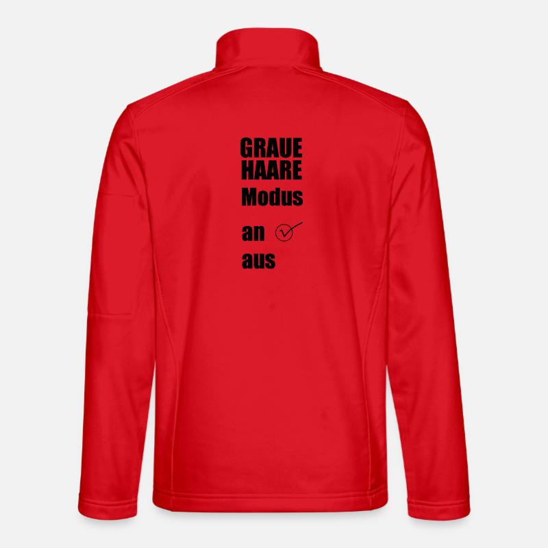 Graue-Haare-Modus AN Geschenk Unisex Softshelljacke