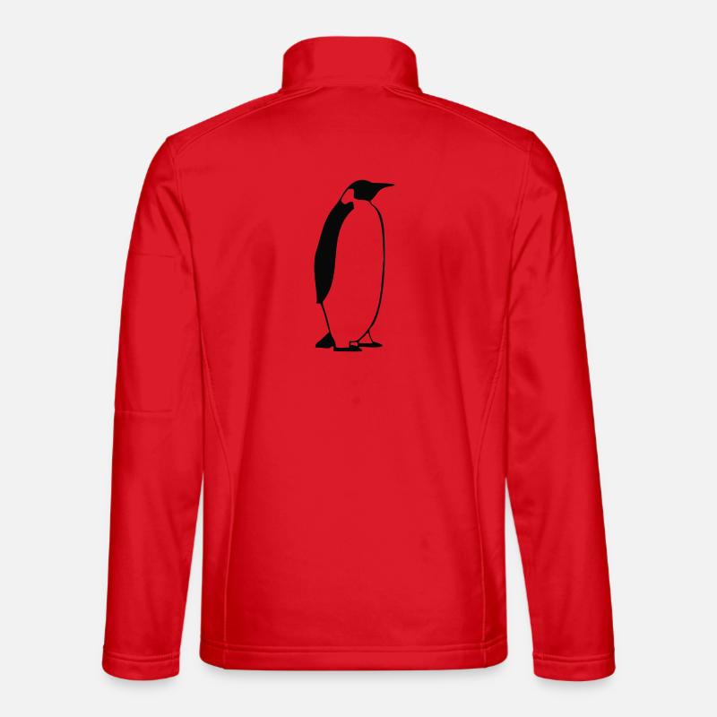 Pinguin2 - Unisex Softshelljacke - Rot