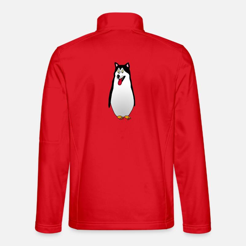 Penguin Dog Unisex Softshell Jacket