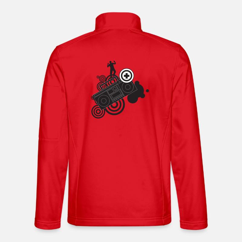 Hip Hop and Funky - Unisex Softshelljacke - Rot