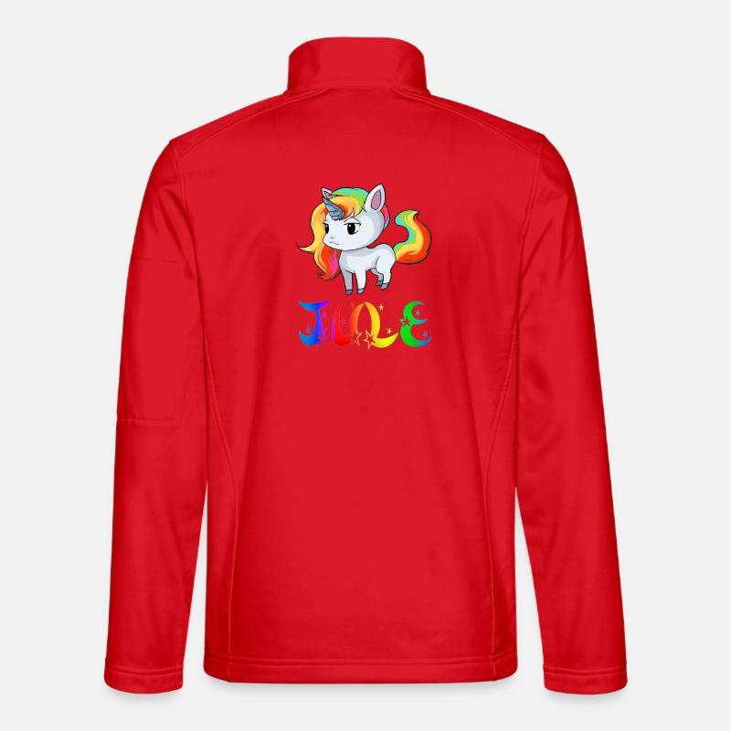 Jule Einhorn - Unisex Softshelljacke - Rot