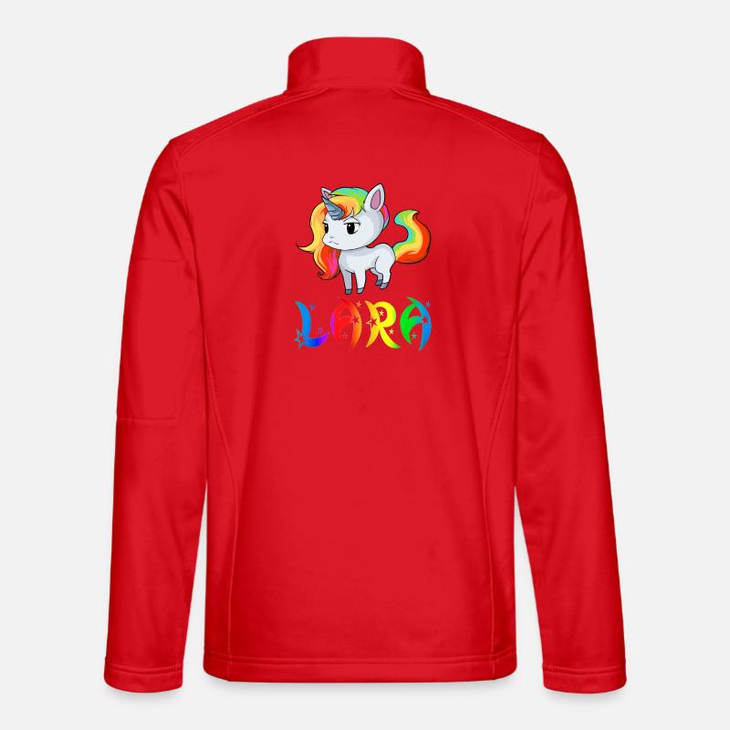 Lara Einhorn - Unisex Softshelljacke - Rot