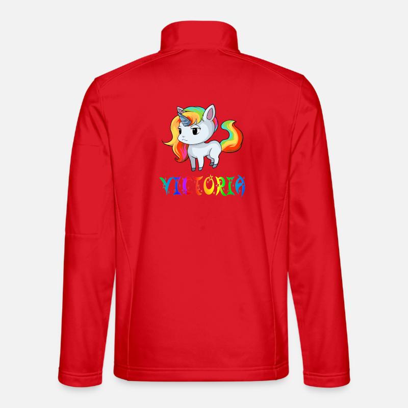 Victoria Einhorn - Unisex Softshelljacke - Rot