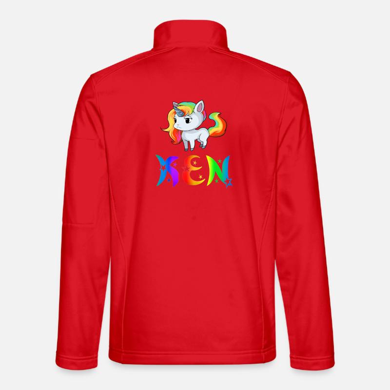 Ken Einhorn - Veste en tissu softshell Unisexe - rouge