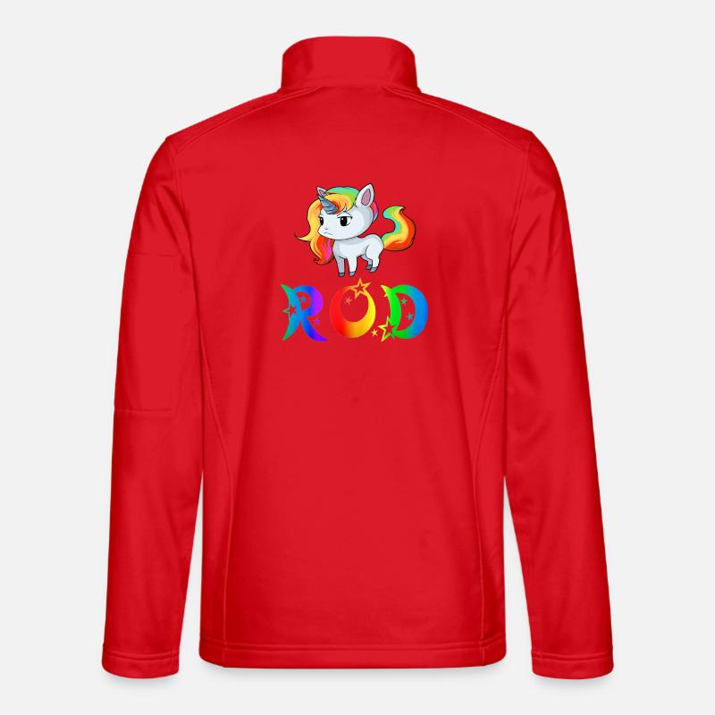 Einhorn Rod - Unisex Softshelljacke - Rot