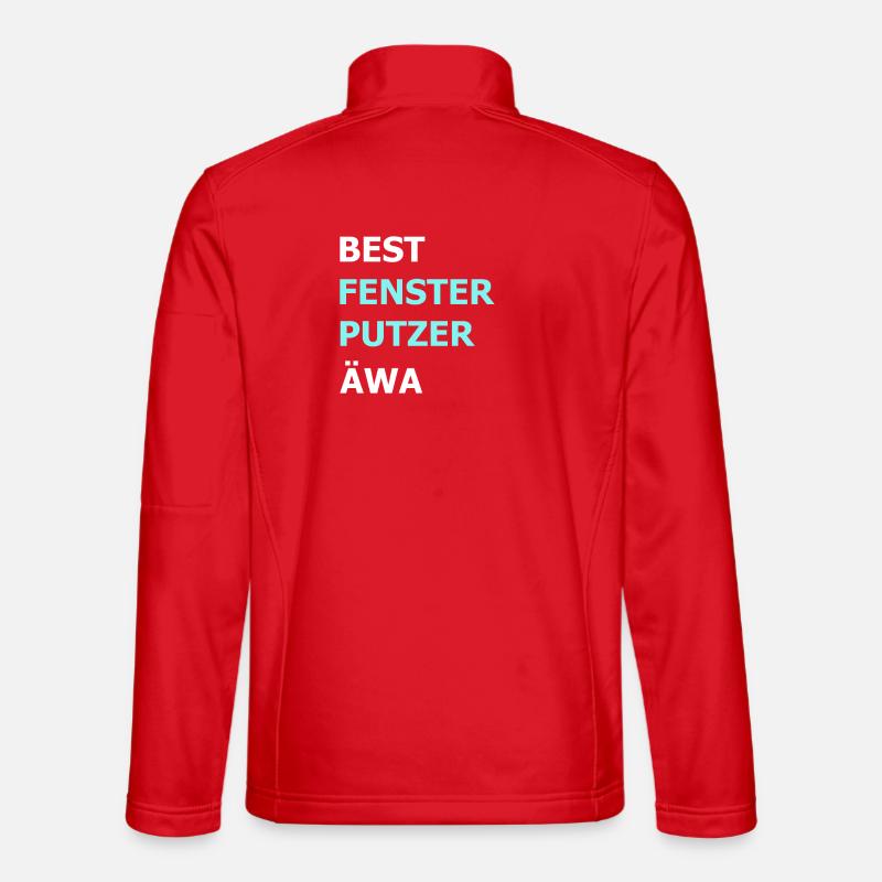 Bester Fensterputzer Reiniger Hausmann Geschenk Unisex Softshelljacke