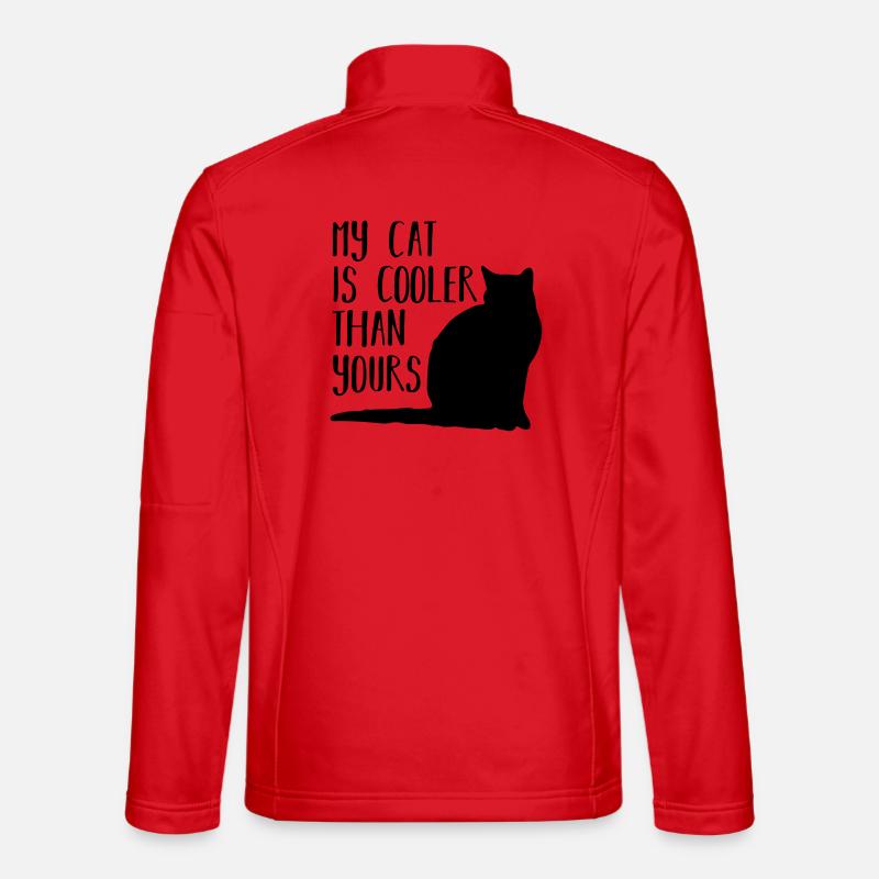 My cat - Unisex Softshelljacke - Rot