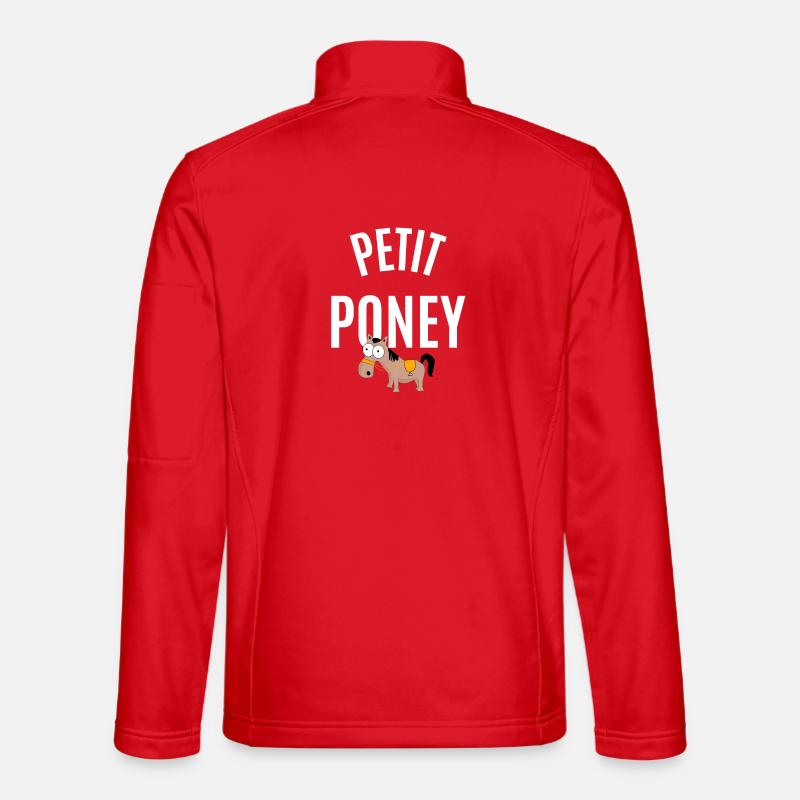 Petit poney Veste en tissu softshell Unisexe