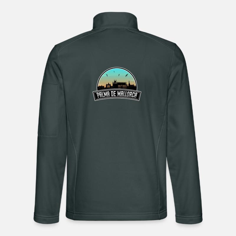 Palma De Mallorca Spanien Skyline Spanisches Souvenir Unisex Softshelljacke
