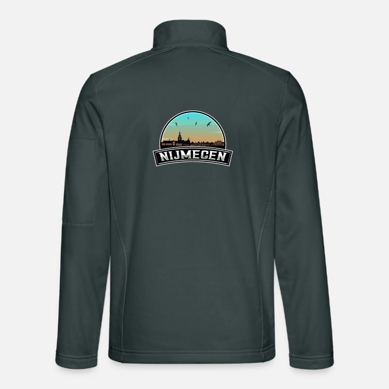 Nijmegen Netherlands Skyline Dutch Souvenir Unisex Softshell Jacket