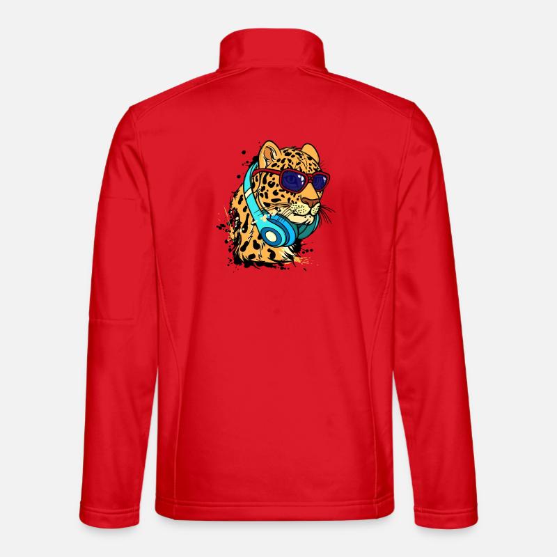 Cool Animal Headset Unisex Softshell Jacket