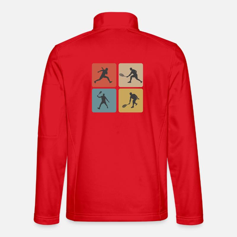 Squash Sport Design - Unisex Softshelljacke - Rot