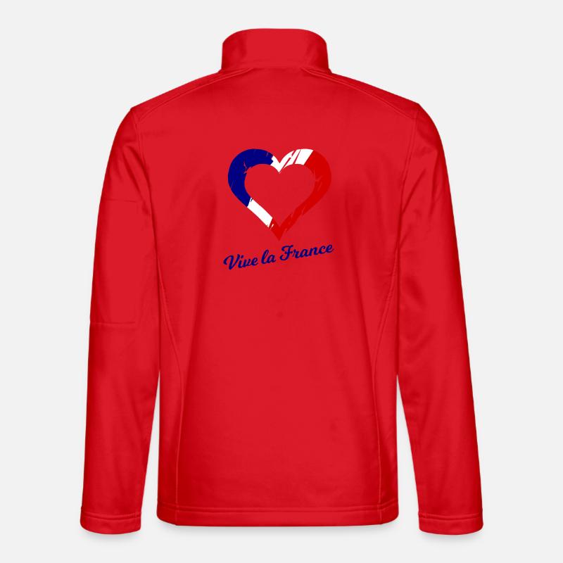 Long live France - Unisex Softshell Jacket - red
