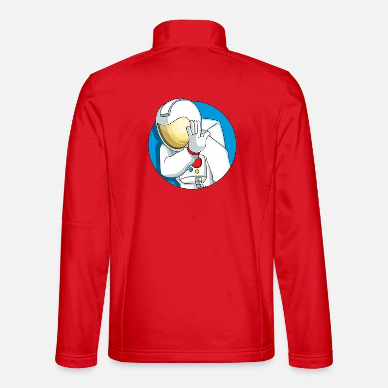 Astronaute timide Veste en tissu softshell Unisexe