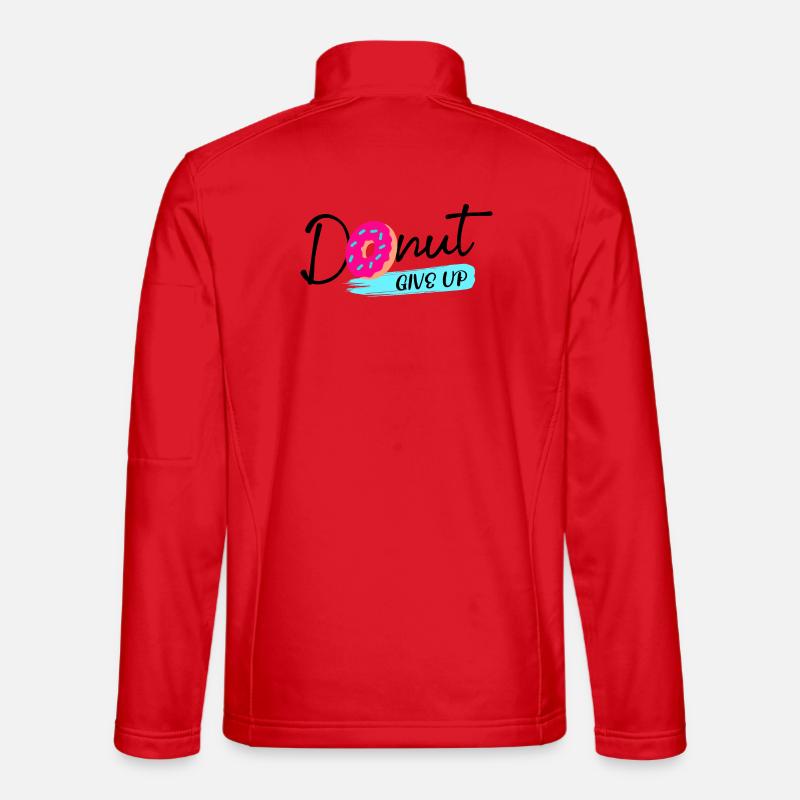 Donut Süßigkeiten Statement Naschen Lecker Unisex Softshelljacke