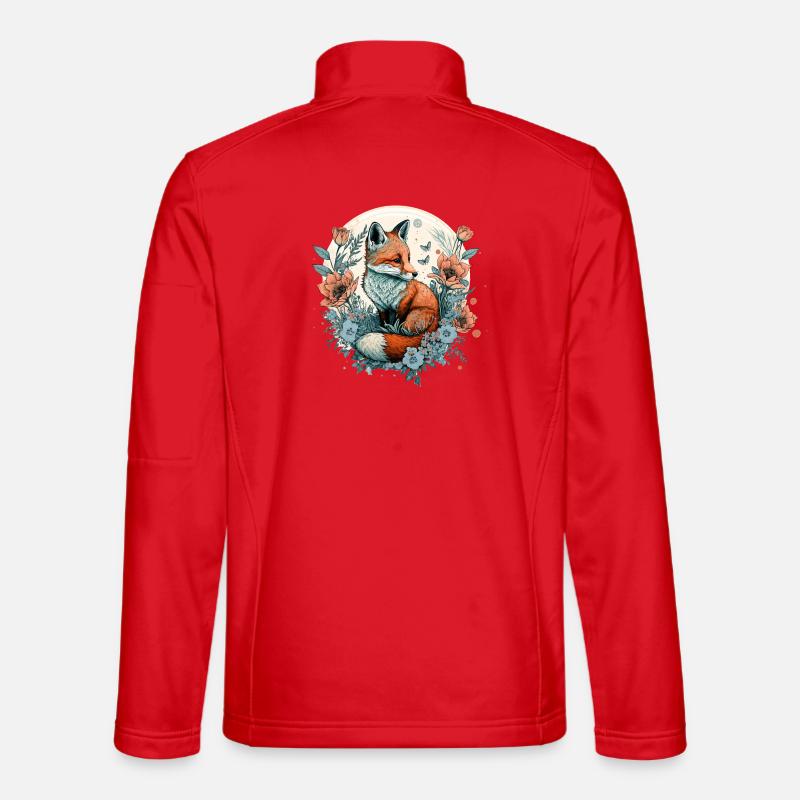 Fuchs - Unisex Softshelljacke - Rot
