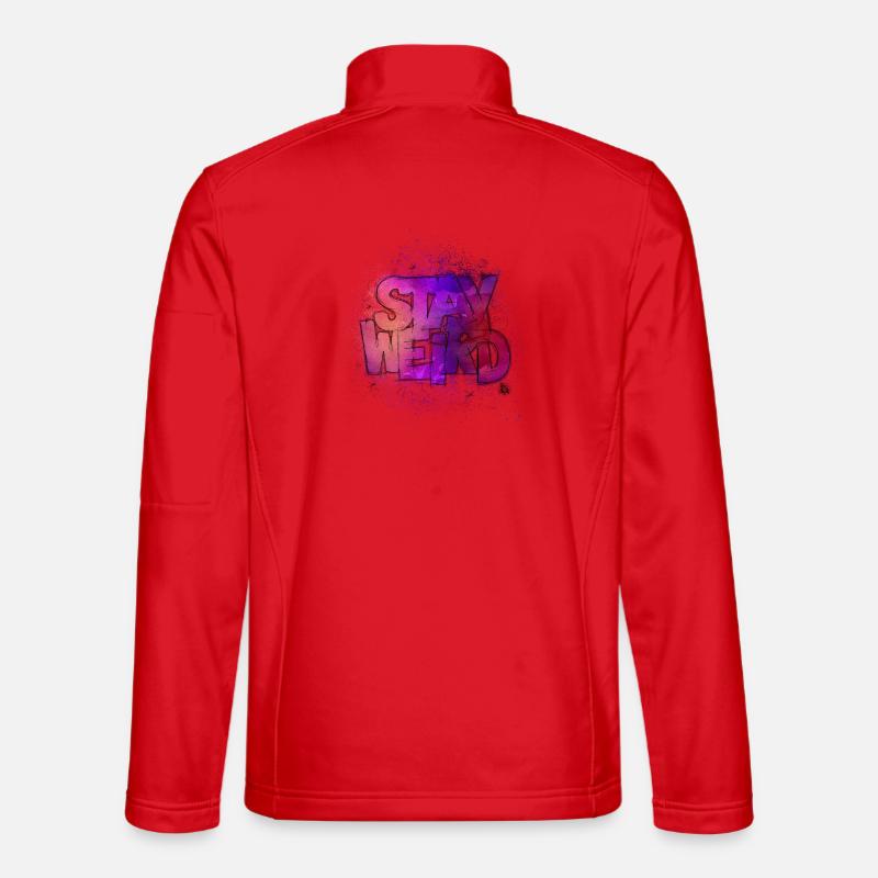 Stay Weird Veste en tissu softshell Unisexe