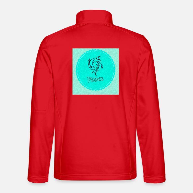 pisces - Unisex Softshell Jacket - red