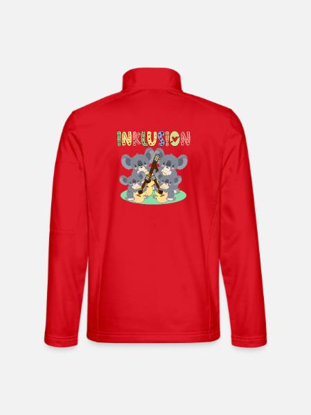 INKLUSION VIELFALT GLEICHBERECHTIGUNG - Unisex Softshelljacke - Rot
