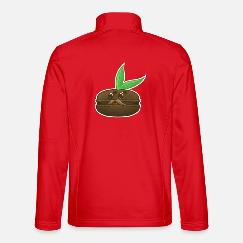 MacaronPousse! - Unisex Softshell Jacket - red