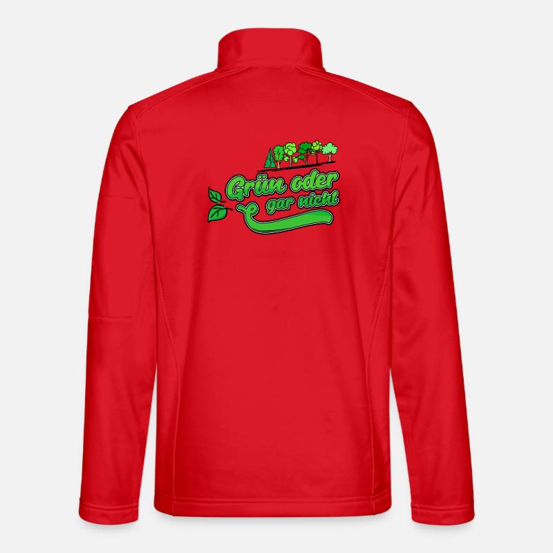 Umweltschutz Erde Natur Baum Statement Naturschutz - Unisex Softshelljacke - Rot
