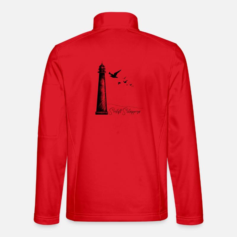Leuchtturm – Seeluft Schnuppern - Unisex Softshell Jacket - red
