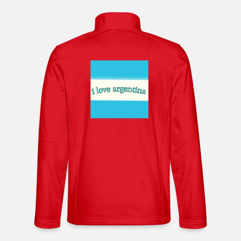 i love argentina Unisex Softshell Jacket