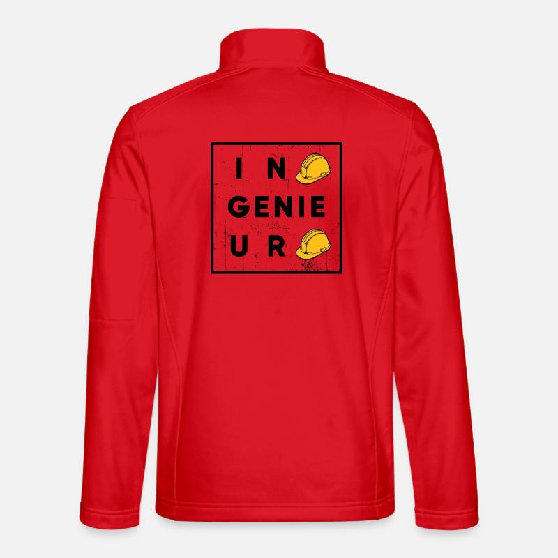 Ingenieur Spruch Vorgesetzter Arbeiter Beruf Unisex Softshelljacke