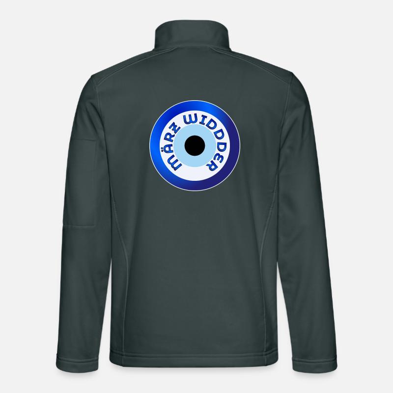 GEBURTSTAG MÄRZ WIDDER - AUGE Unisex Softshelljacke
