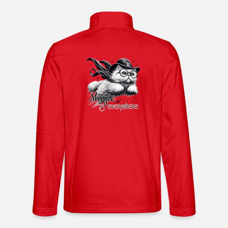 Magic Persian White Persian Cat Gift Unisex Softshell Jacket