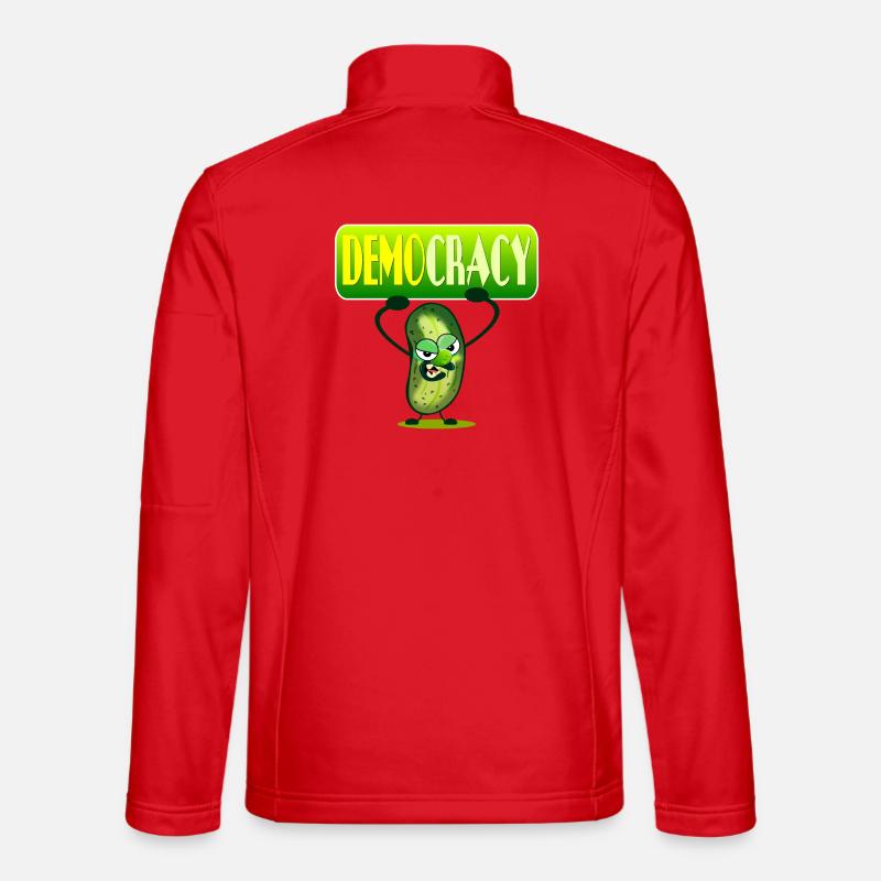 DEMOKRATIE - EINGELEGTE GURKEN Unisex Softshelljacke