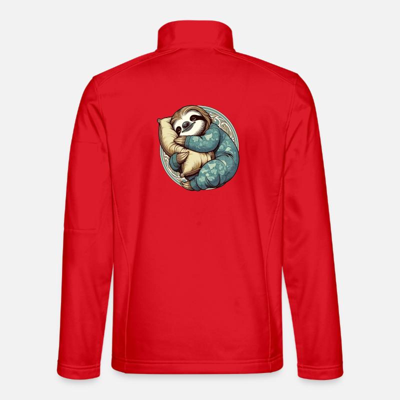 Sloth Sleeping Passion Gift Unisex Softshell Jacket