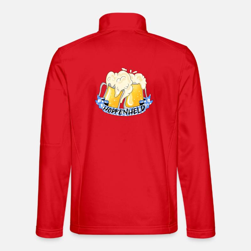 Prost! Bierheld - Unisex Softshelljacke - Rot
