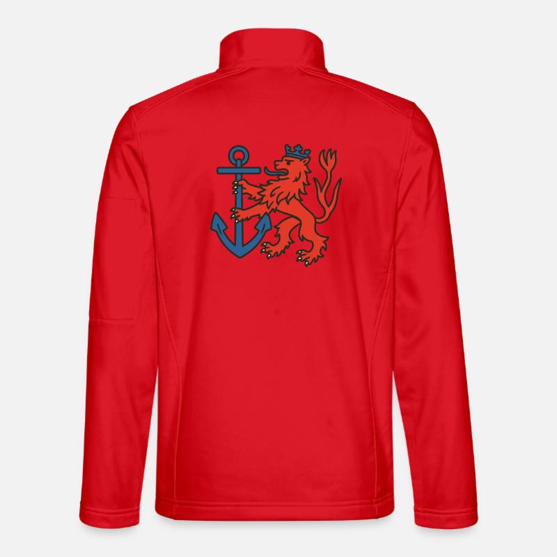 Düsseldorf Lion - Unisex Softshell Jacket - red