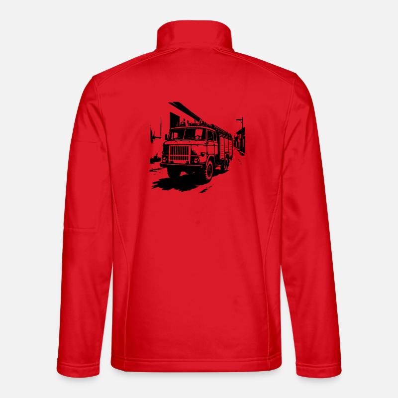 Légende des pompiers de l’Est - Veste en tissu softshell Unisexe - rouge