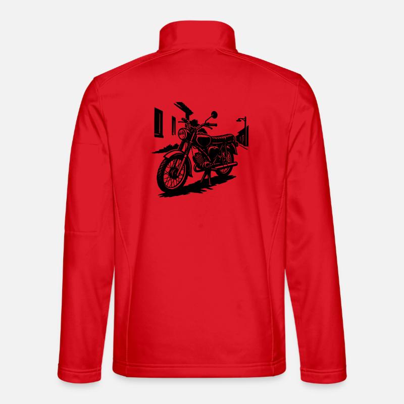 Enduro Kult 80s Style - Unisex Softshell Jacket - red