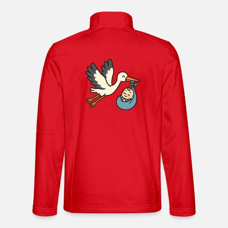Classic Stork Delivery Unisex Softshell Jacket