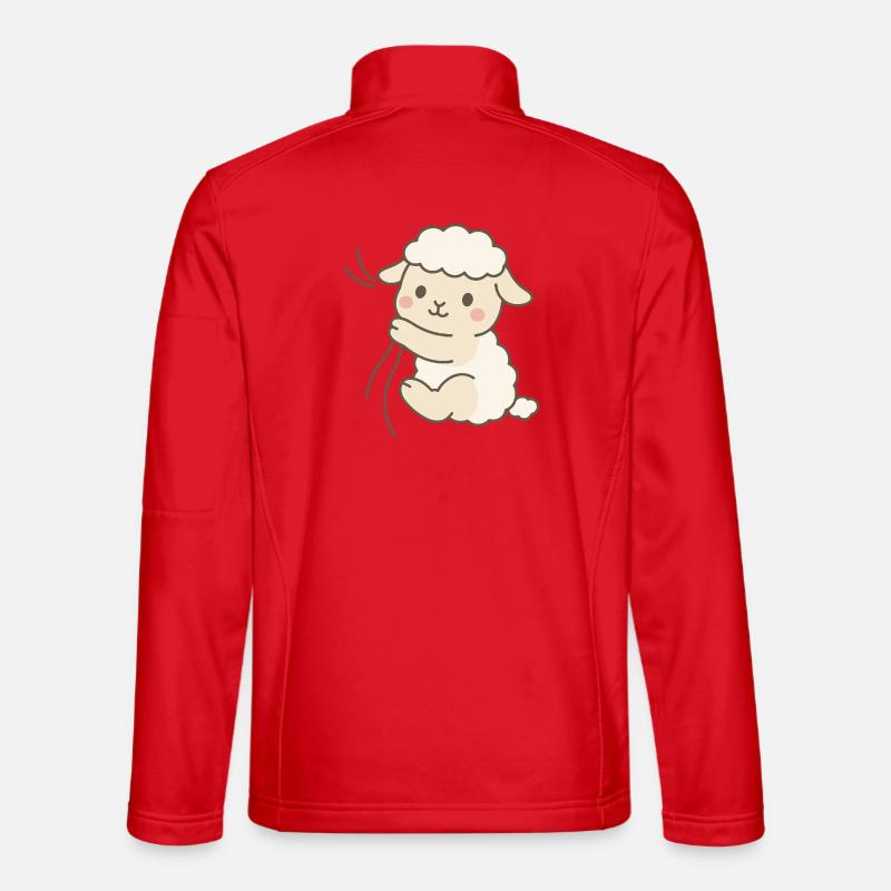 Cuddle Lamb Love Unisex Softshell Jacket