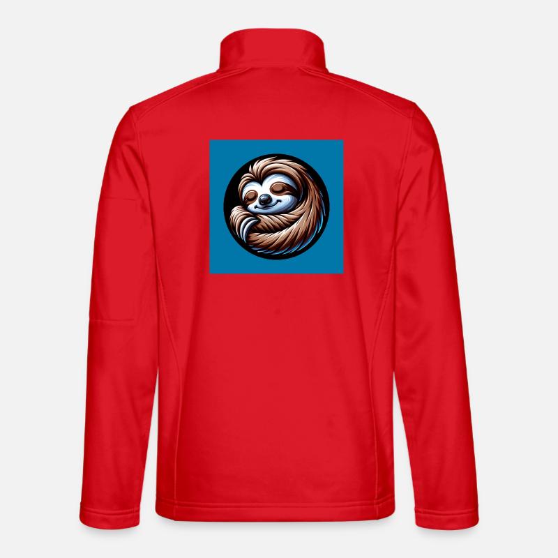 Faultier - cool bleiben immer mit der Ruhe Unisex Softshelljacke