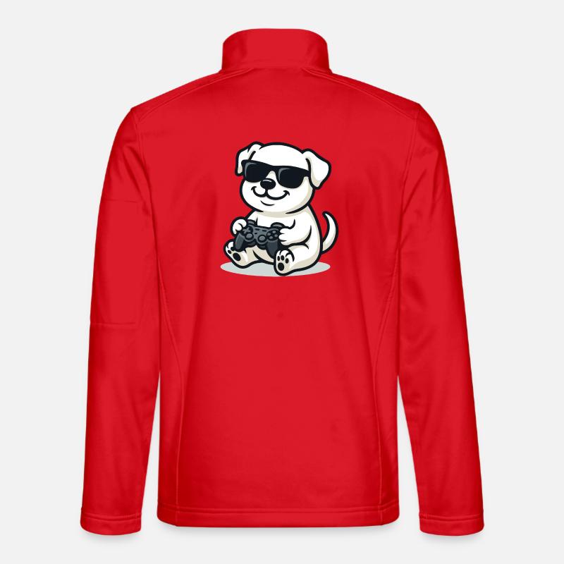 Controller Pup - Unisex Softshelljacke - Rot