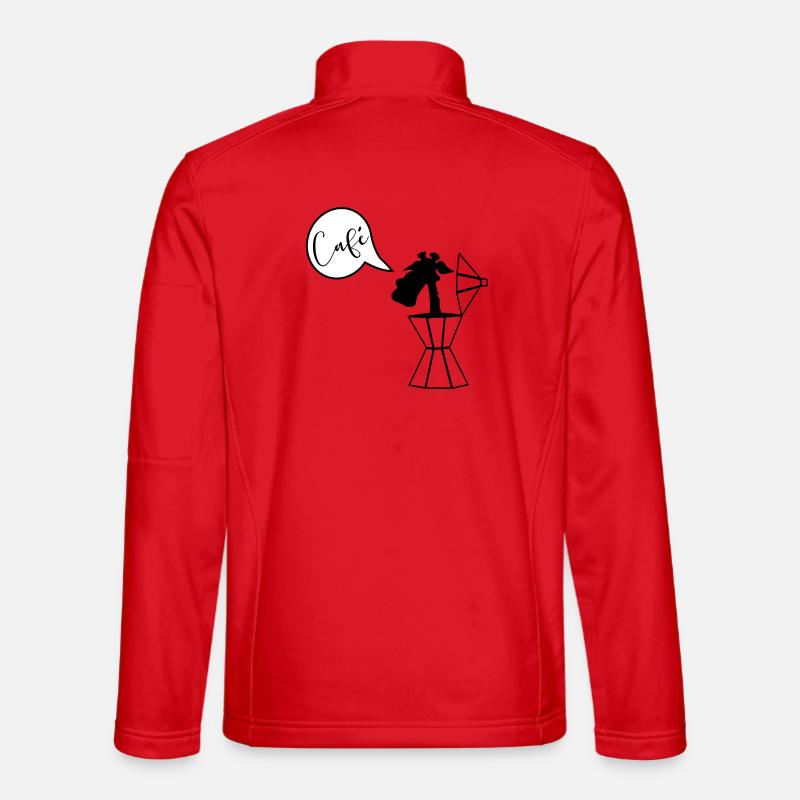Giraffe Coffee Espresso Unisex Softshell Jacket