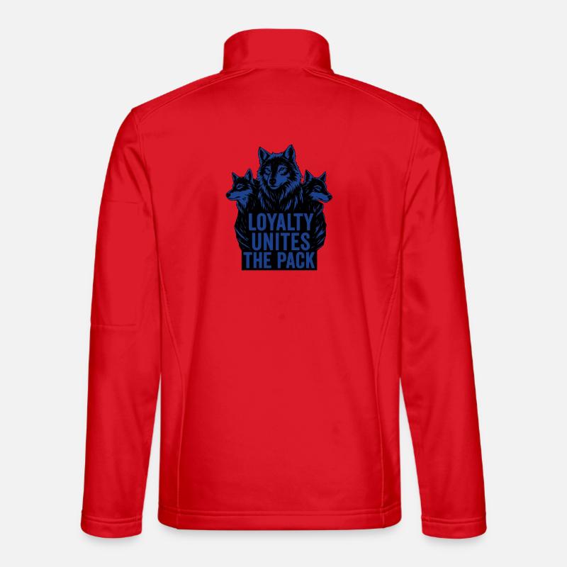 Wolf pack – loyalty unites Unisex Softshell Jacket
