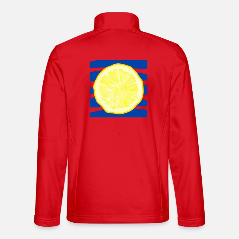 FRUITS D’ÉTÉ, CITRONS, MER Veste en tissu softshell Unisexe