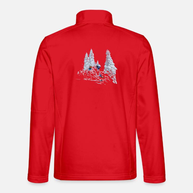 Ski - Unisex Softshell Jacket - red