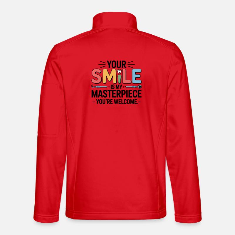 Dental Lab Technician Bridge Work  Unisex Softshell Jacket