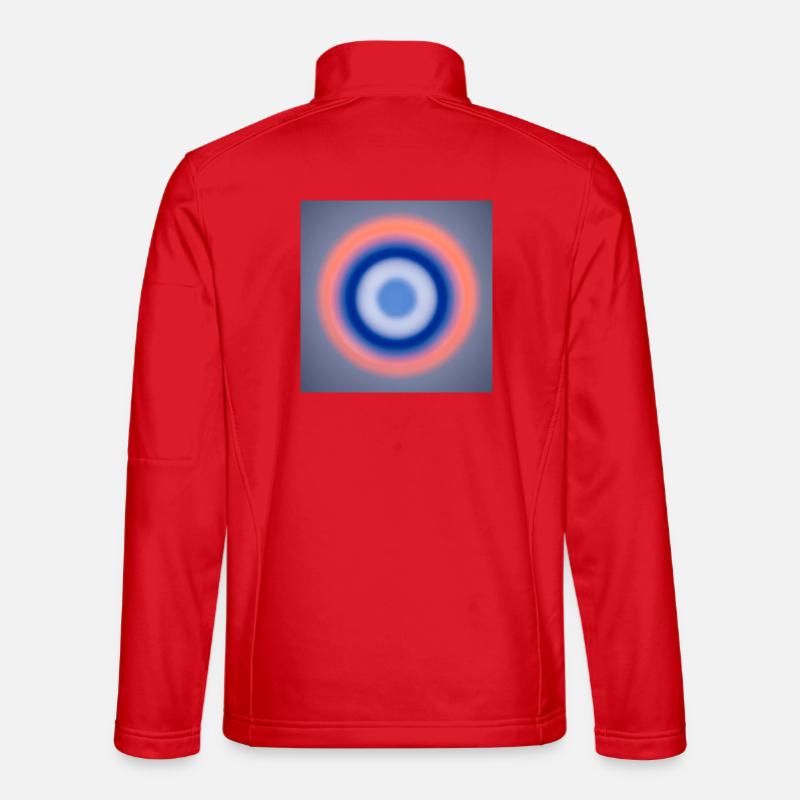 Peacock Circle Unisex Softshell Jacket