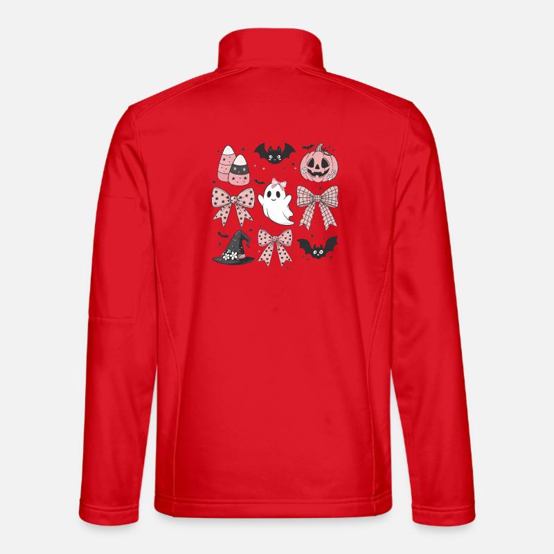 Halloween gruselig - Unisex Softshelljacke - Rot