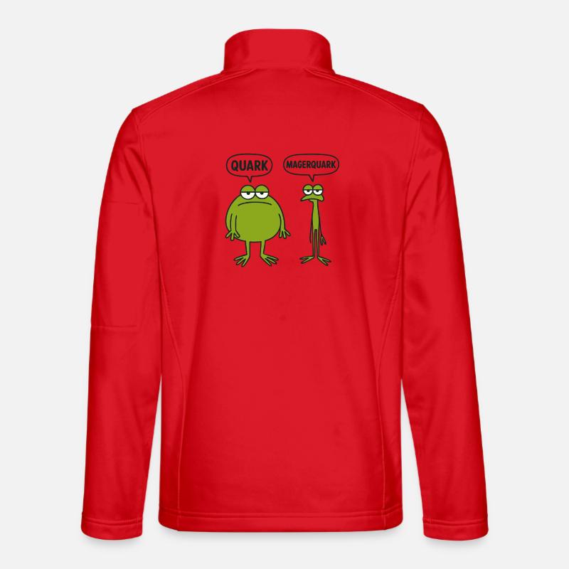 Quark Frog Duo - Unisex Softshell Jacket - red