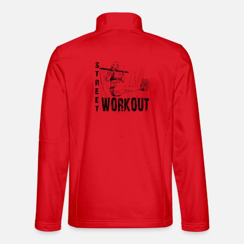 Fille d’entraînement de rue Veste en tissu softshell Unisexe